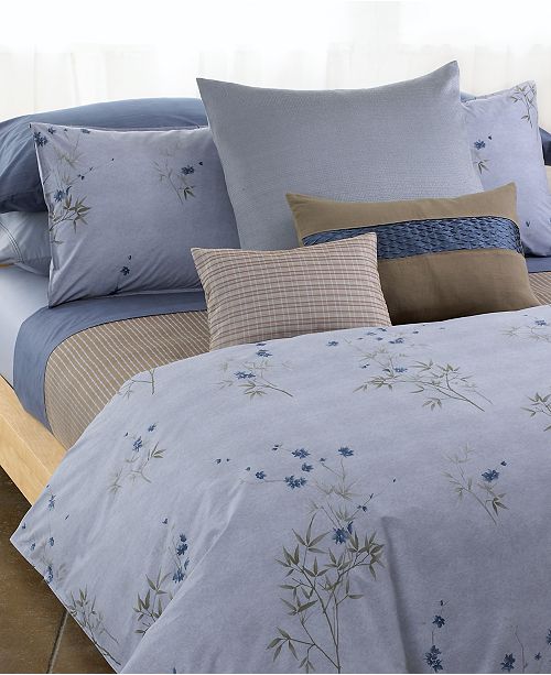 Calvin Klein Home Bamboo Flowers Bedding Collection 100 Cotton