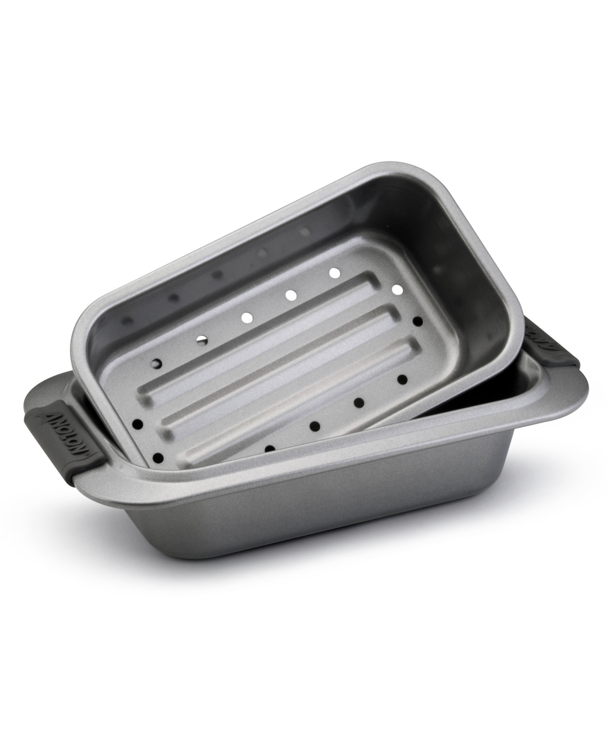 415845 Anolon Advanced 9 x 5 Loaf Pan with Drip Pan Inser sku 415845