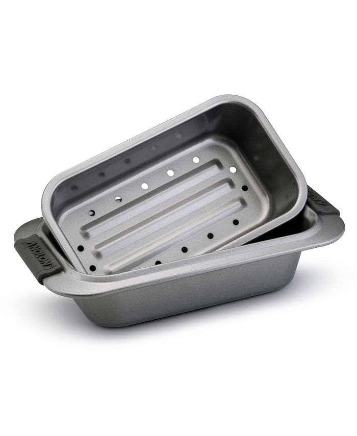 Anolon 4-Piece Toaster Oven Nonstick Bakeware in Stainless Steel