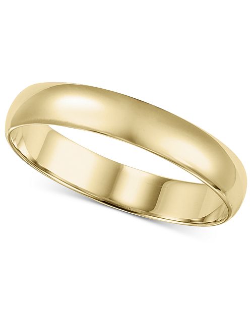 Macy S 14k Gold 2 6mm Wedding Band Reviews Rings Jewelry