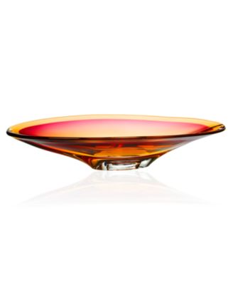 Kosta Boda - Glass Dish, Vision Amber