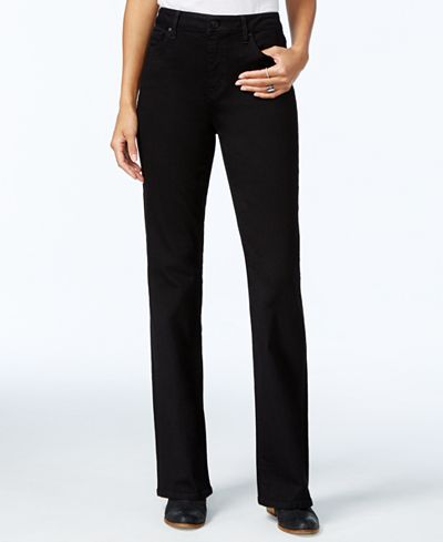 Tommy Hilfiger Black Wash Flare-Leg Jeans, Only at Macy's