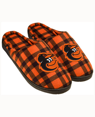 Forever Collectibles Baltimore Orioles Flannel Slide Slippers