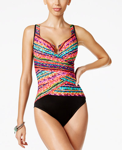 Miraclesuit Night Lights Underwire Tummy-Control One-Piece Swimsuit