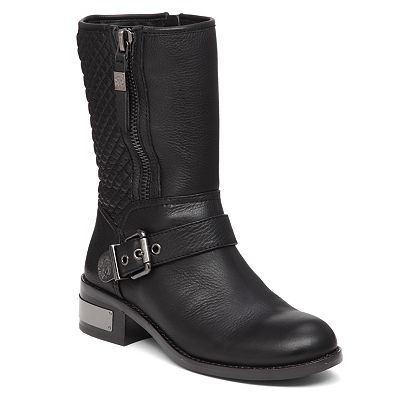 Vince Camuto Whynn Quilted Moto Booties - Boots - Shoes - Macy's
