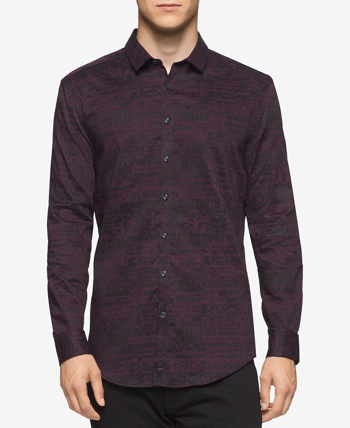 Calvin Klein Men's Print Shirt Macy's