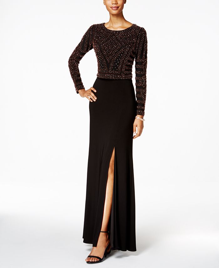 XSCAPE 2-Pc. Embellished Gown - Macy's