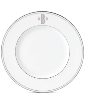 Lenox Federal Platinum Monogram Accent Plate Block Letters