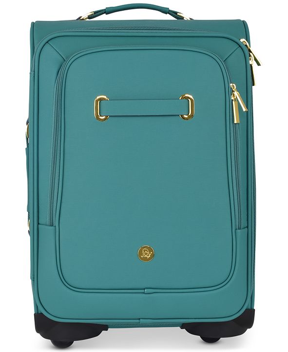 Joy Mangano Christie 22" CarryOn Leather Suitcase With Spinball