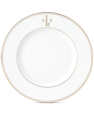 Lenox Federal Gold Monogram Accent Plate Block Letters