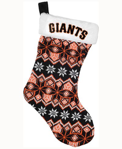 Forever Collectibles San Francisco Giants Ugly Sweater Knit Team Stocking