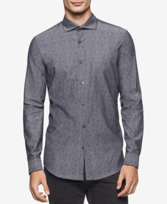 Calvin Klein - Men's Watermark Jacquard Shirt