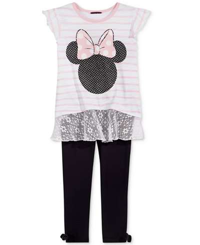Disney's® Minnie Mouse 2-Pc. T-Shirt & Leggings Set, Toddler & Little Girls (2T-6X)