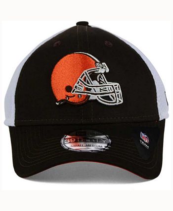 New Era Cleveland Browns Neo 39THIRTY Flex Hat - Stretch Fit Cap With Mesh Back (Medium/Large)