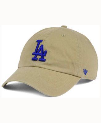 khaki dodgers fitted hat