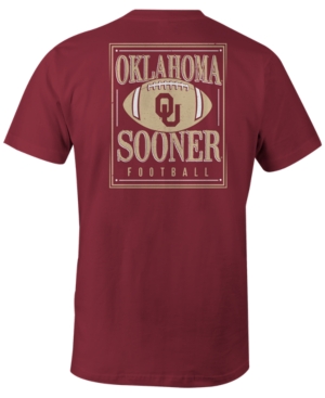 Image One Mens Oklahoma Sooners Distressed Football T-Shirt