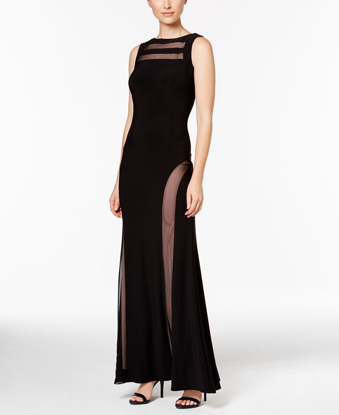 Nightway Petite Illusion Gown Macy's
