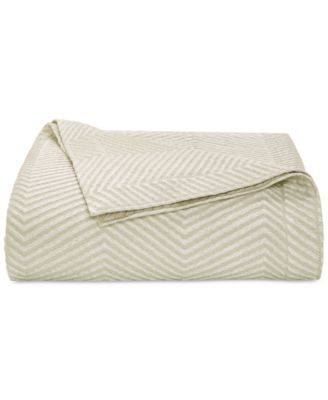 Hotel Collection - Woven Accent Quilted Full/Queen Coverlet
