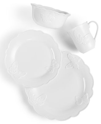 Lenox Butterfly Meadow Carved Dinnerware Collection