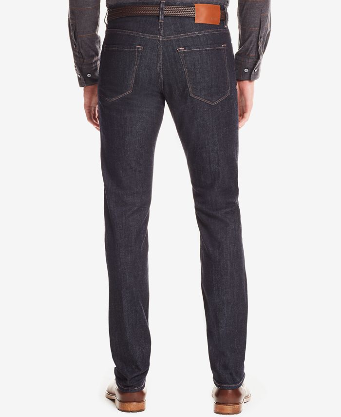 Hugo Boss BOSS Men's Regular/ClassicFit Dark Wash Jeans Macy's