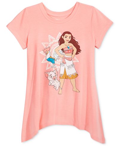 Disney's® Moana Handkerchief-Hem T-Shirt, Big Girls (7-16)