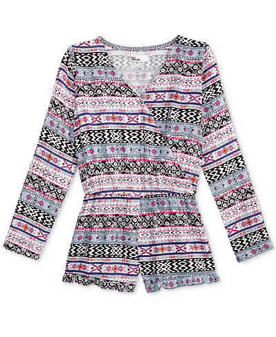 Epic Threads Long-Sleeve Romper, Big Girls (7-16), Only at Macy's
