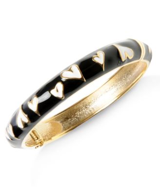 Betsey Johnson - Heart Bangle Bracelet