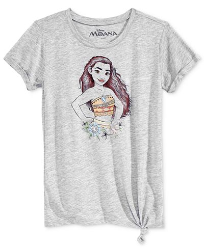 Disney's® Moana Tie-Front T-Shirt, Big Girls (7-16)