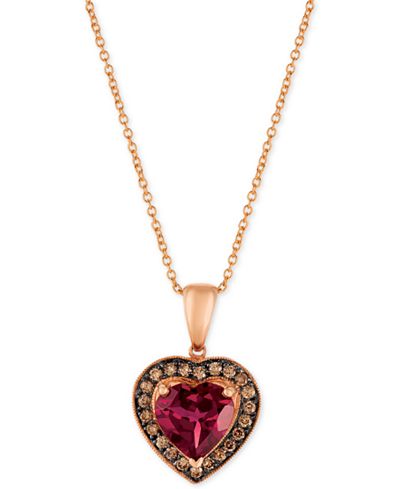 Le Vian Chocolatier® Raspberry Rhodolite® Garnet (2-3/4 ct. t.w.) and ...
