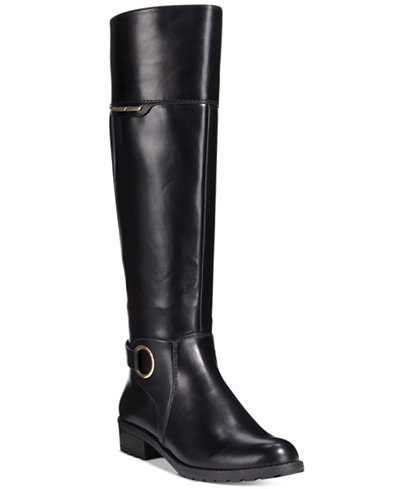 Alfani Women's Jadah Riding Boots, Only at Macy's - Boots - Shoes - Macy's