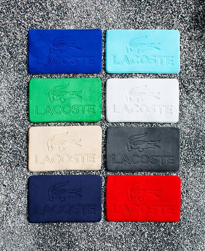 Lacoste memory best sale foam logo rug