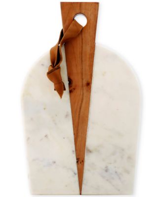 Thirstystone - Marble Deco Cheese Board with Wood Accent