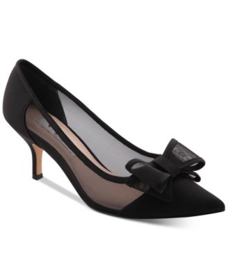 black kitten heels size 11