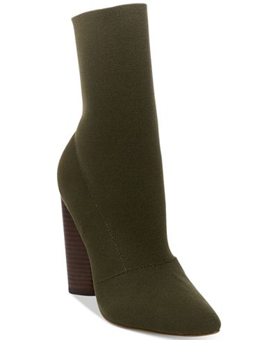 Steve Madden Women's Capitol Pointed Block-Heel Booties