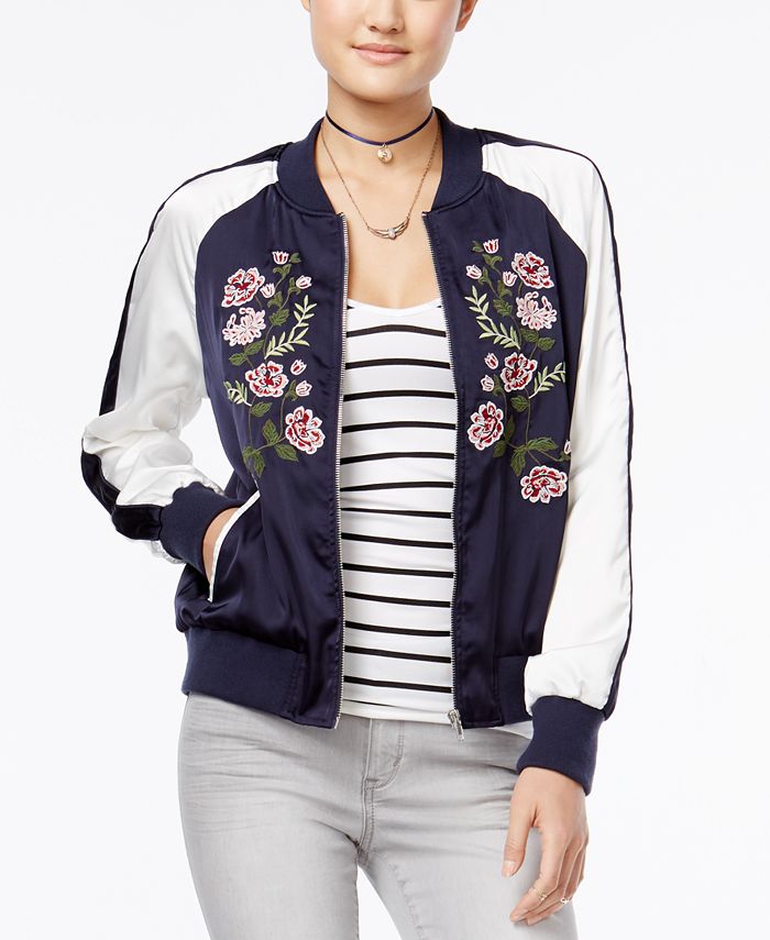 American Rag Embroidered Bomber Jacket Created for Macy s Macy s