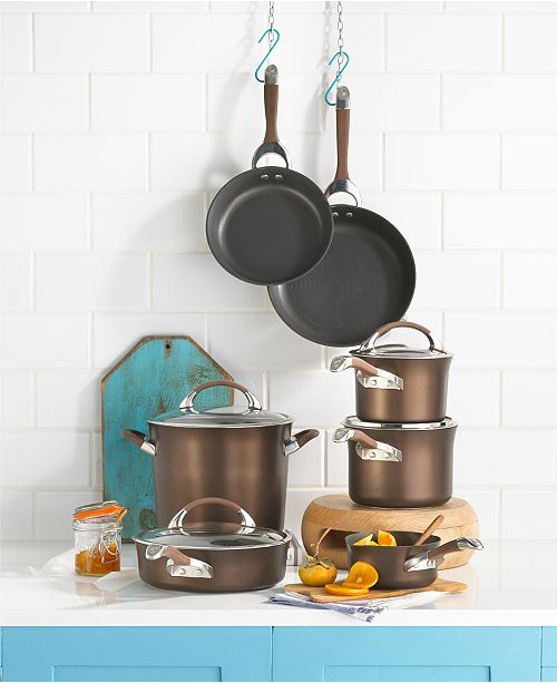 Circulon Symmetry Chocolate 11Pc. Cookware Set & Reviews Cookware