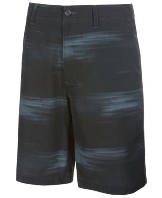Greg Norman - Men's Mono Performance Abstract-Print Shorts