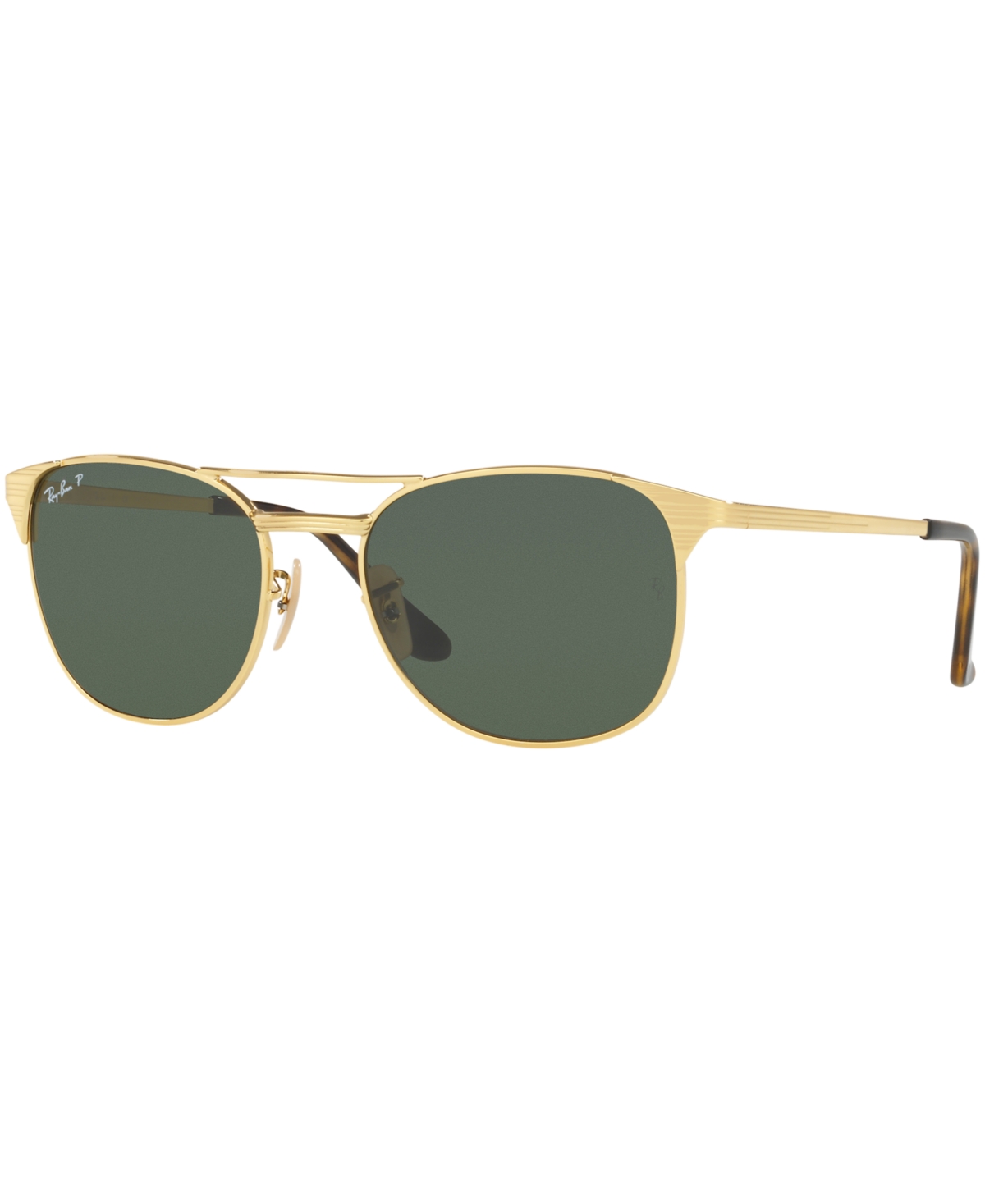 Ray Ban Polarized Sunglasses, Rb3429m Signet In Gold,green Polar