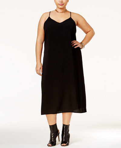 Monteau Trendy Plus Size Layered-Look Dress