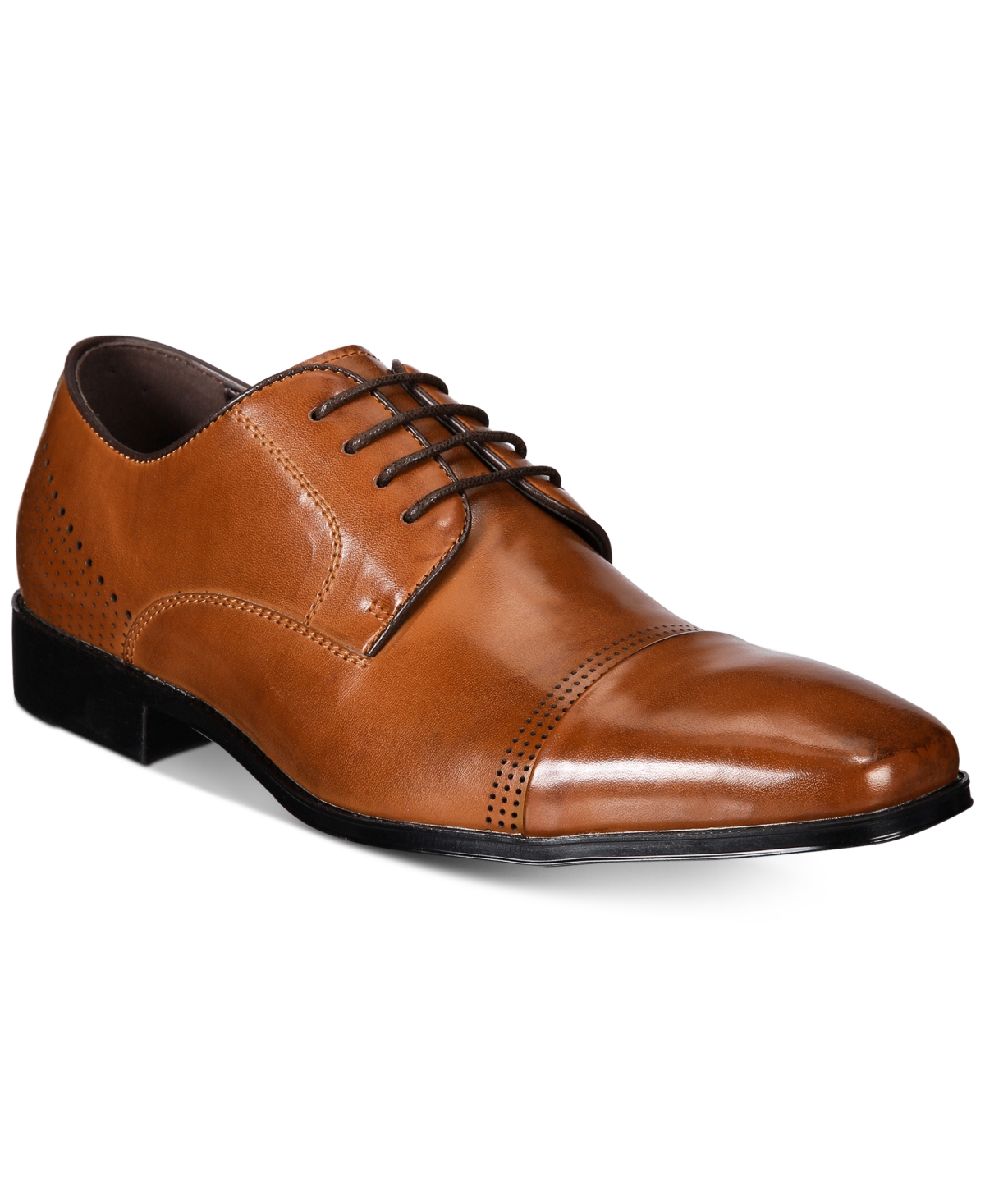 Shop Kenneth Cole Unlisted By  Men's Lesson Plan Oxfords In Cognac