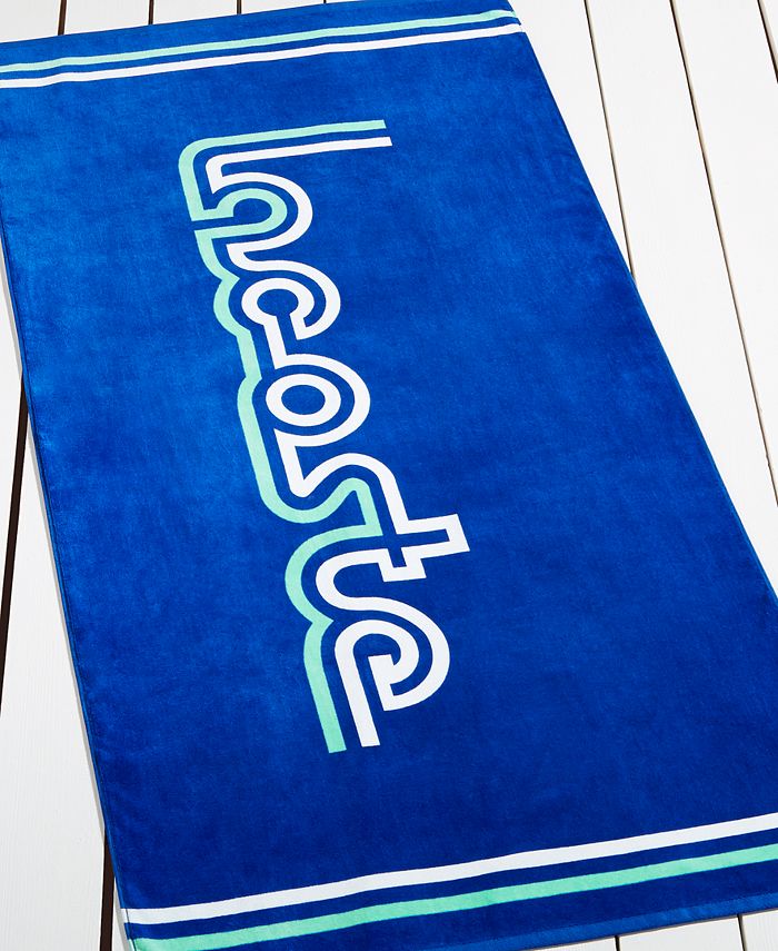 Lacoste CLOSEOUT! Super Script Beach Towel Macy's
