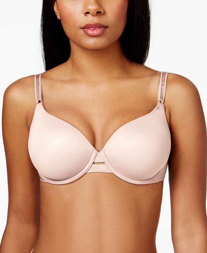 Smart & Sexy Women's Everyday Invisible Full Coverage T-Shirt, Underwire,  Perfect Underoutfit Bra