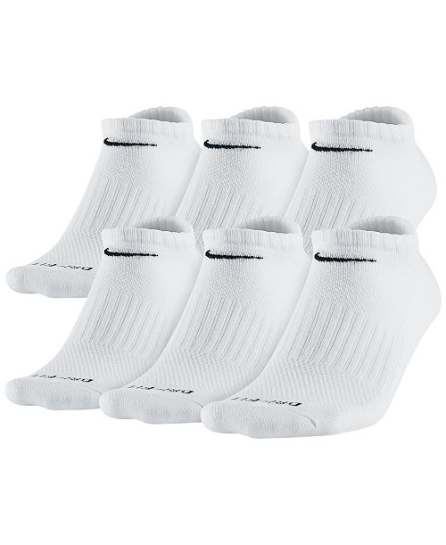 alfani Nike Unisex Everyday Plus Cushioned Training No-Show Socks 6 Pairs Men's Fashion & Accessories