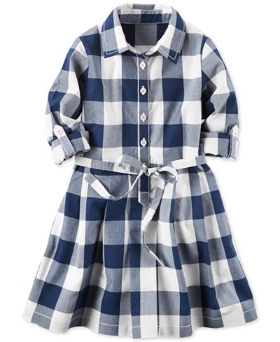 Carter's Gingham Shirtdress, Little Girls (2-6X)
