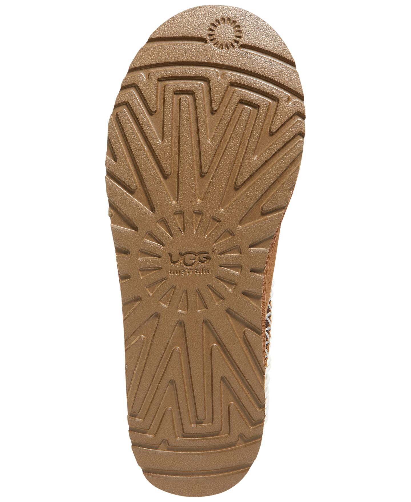 Мужские сабо UGG® Tasman Clog Slippers, цвет: Каштановый — фото 3