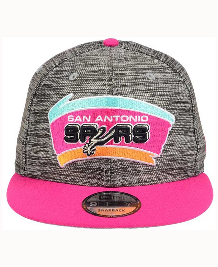 New Era San Antonio Spurs Blurred Trick 9FIFTY Snapback Cap - Macy's