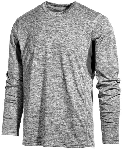 ID Ideology Long-Sleeve Performance T-Shirt, Only at Macy's