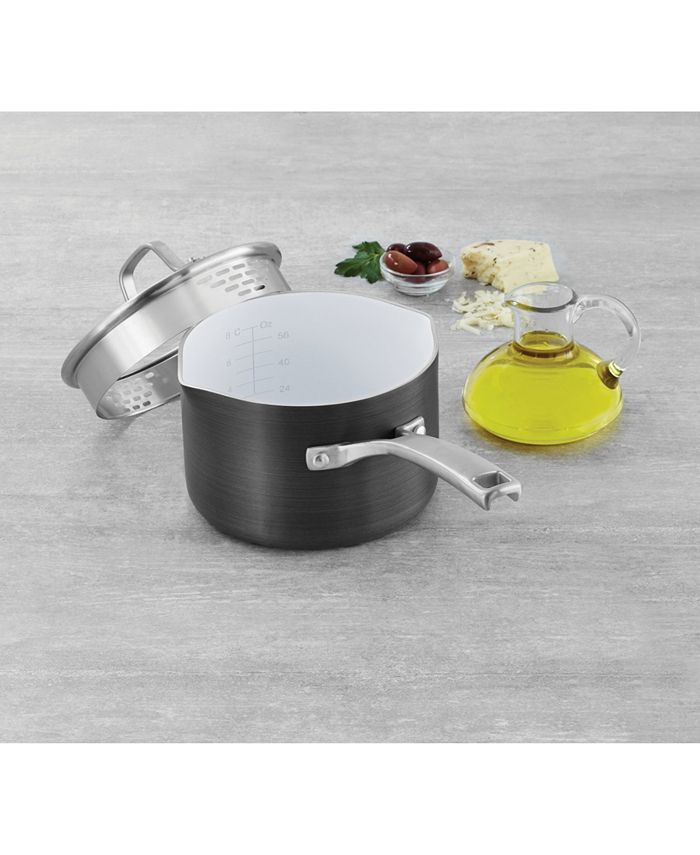 Calphalon Classic Ceramic 2.5Qt. Saucepan with Lid Macy's