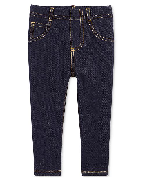 First Impressions Baby Girls Denim Jeggings Created For Macy S