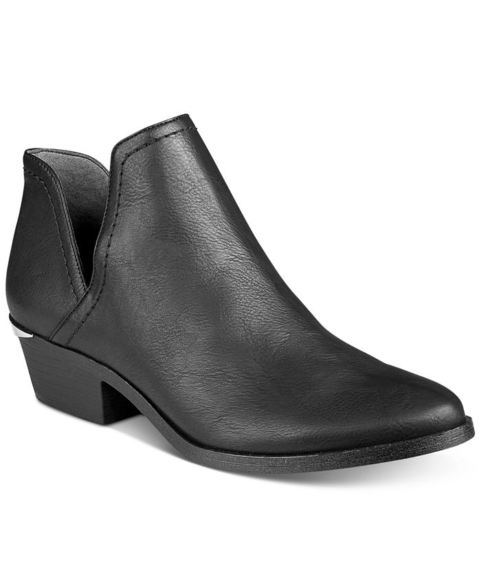 Bar III Terra Cutout BlockHeel Booties, Created for Macy's Macy's